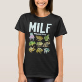 Milf Man I Liebe Frogs Frog T-Shirt (Vorderseite)