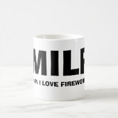 MILF - MAN I LOVE FIREWORKS KAFFEETASSE (Mittel)