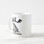 MILF, Man I Love Frogs Funny Sarcastic Kaffeetasse (Vorderseite Links)