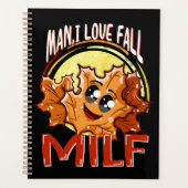 Milf, Mann I Liebe Fall, Orange Cosy Niedlich Herb Planer (Vorderseite)