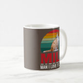 MILF Mann I Liebe Felines Funny for Cat oder Kitte Kaffeetasse (VorderseiteRechts)