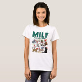 MILF Mann I Liebe Felines Weihnachten T-Shirt (Vorne ganz)