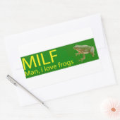 MILF Mann, I Liebe Frösche Stickers Bestes Geschen (Umschlag)