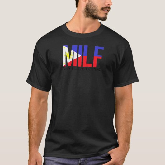 MILF Mann I Liebe Philippinen T-Shirt (Vorderseite)