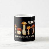 Milf Pilze, die ich gerne fressen möchte, lustiges Kaffeetasse (Mittel)