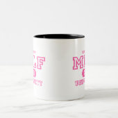 MILF Universität Zweifarbige Tasse (Mittel)