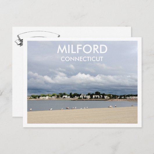 Milford, Connecticut Postkarte (Vorne/Hinten)