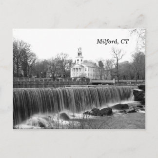Milford, CT Duckpond Postcard Postkarte