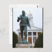 Milford, CT Postcard Postkarte (Vorne/Hinten)