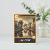 Milford, Delaware | Vintage Postkarte (Stehend Vorderseite)