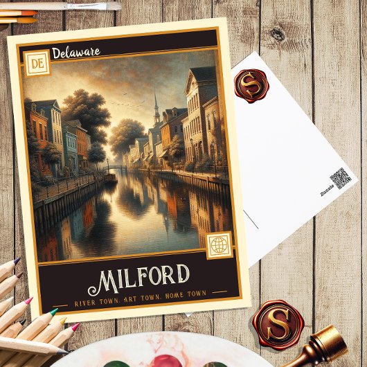 Milford, Delaware | Vintage Postkarte