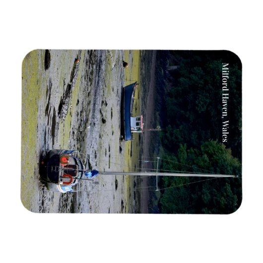 Milford Haven Wales Low Tide Magnet (Horizontal)