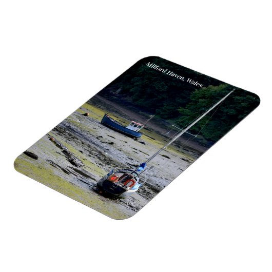 Milford Haven Wales Low Tide Magnet (Linke Seite)