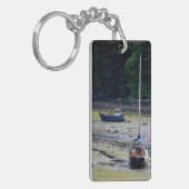 Milford Haven Wales Low Tide Schlüsselanhänger (Vorderseite links)