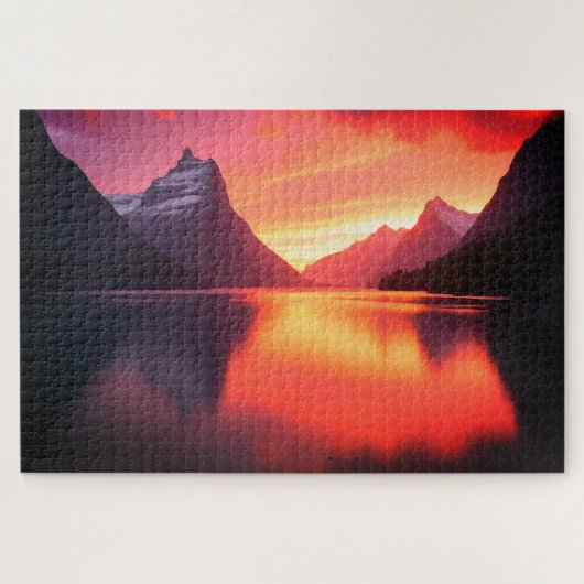 Milford Peak Sunset Puzzle (Horizontal)