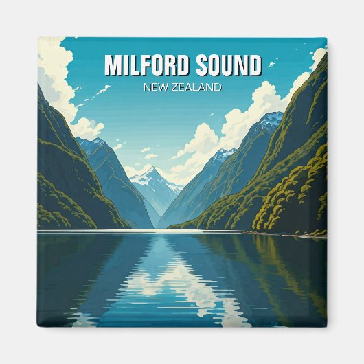 Milford Sound Neuseeland Magnet (Vorne)