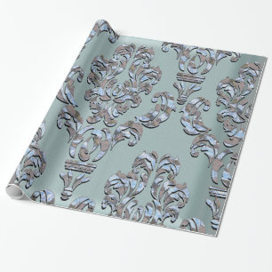 Miliscent Sherwood Damask Geschenkpapier