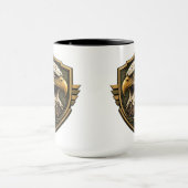 Militär-Adler-Wappen-Emblem Tasse (Zentrum)