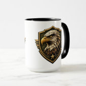 Militär-Adler-Wappen-Emblem Tasse (VorderseiteRechts)