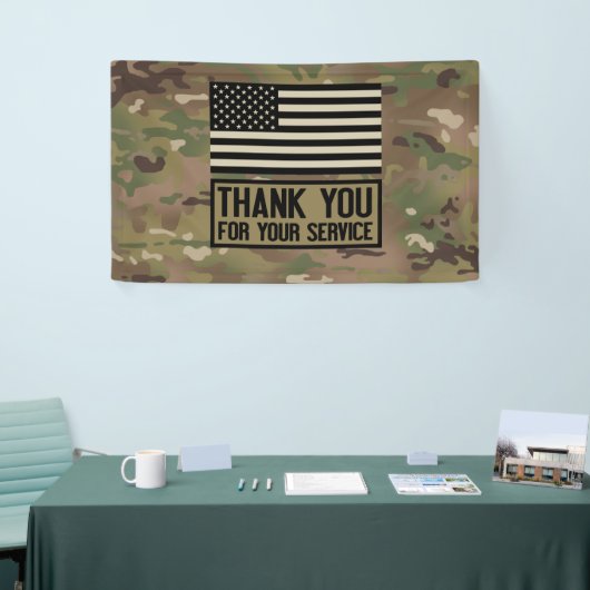 Militär - danke für Ihren Service Banner (Messeveranstaltung)