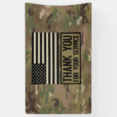 Militär - danke für Ihren Service Banner (Vertikal)