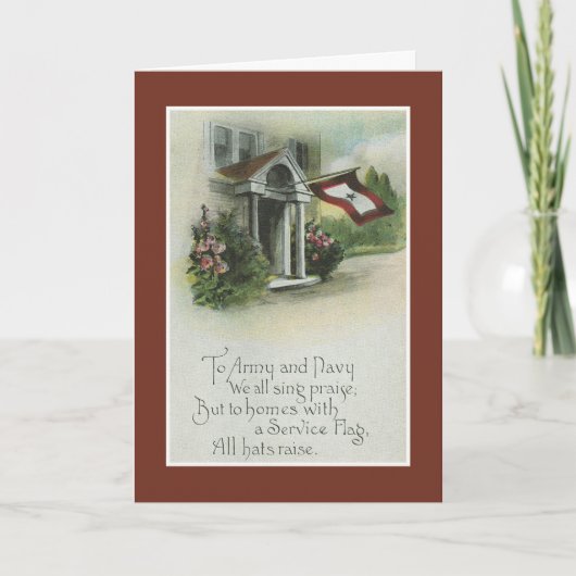 Militär: Denken Sie an Sie Karte (Vorderseite)