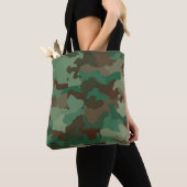Militär der Green Brown Camouflage Army Tasche (Von Nahem)