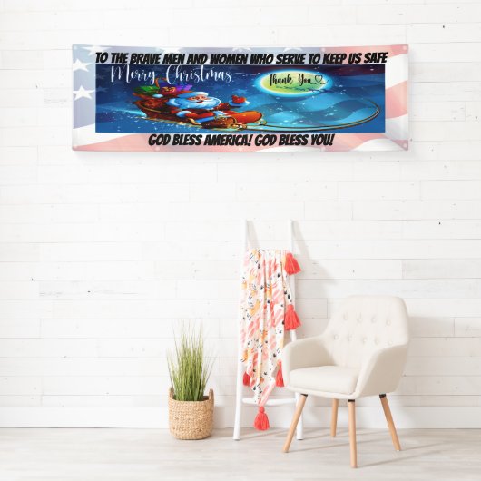 Militär, First Responder Weihnachtsbanner Banner (Insitu)