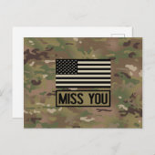 Militär - Fräulein You Postkarte (Vorne/Hinten)