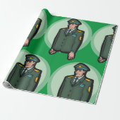 Militär Geschenkpapier (Ungerollt)