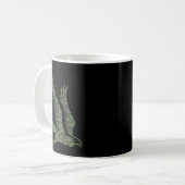 Militär-Goshawk-Tarnmuster-Raptor-Veteran Kaffeetasse (Vorderseite Links)
