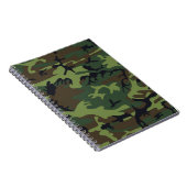 Militär Green Camouflage Notebook Notizblock (Rechte Seite)