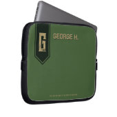 Militär Green Laptopschutzhülle (Vorne Rechts)