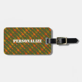 Militär Gun Camouflage GI Rifle Army Green Bright Gepäckanhänger (Vorderseite horizontal)