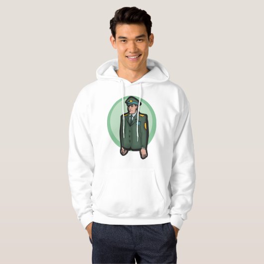 Militär Hoodie (Vorne ganz)