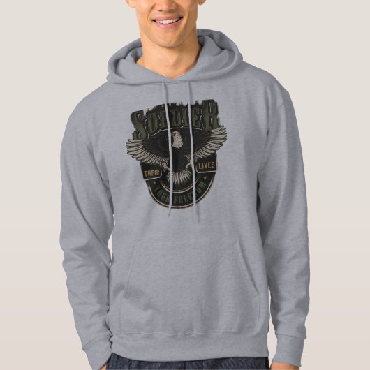 Militär Hoodie (Vorderseite)