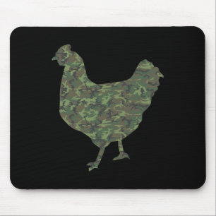 Militär-Hühner-Tarnmuster-US-Henne-Geflügel-Vetera Mousepad