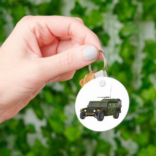 Militär-Humvee-Geländefahrzeug Schlüsselanhänger