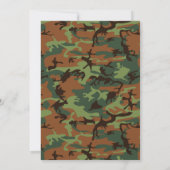 Militär jedes Lebensjahrs Einladung (Rückseite)