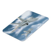 Militär-Jet-Flugzeug Magnet (Linke Seite)