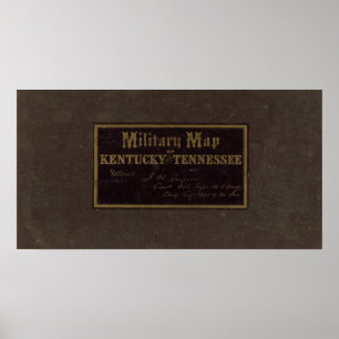 Militär Kentuckys, Tennessee zeichnet auf Poster