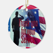 MILITÄR KERAMIK ORNAMENT (Links)