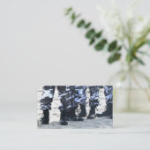 Militär lädt Visitenkarten auf Visitenkarte (Stehend Vorderseite)