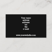 Militär lädt Visitenkarten auf Visitenkarte (Rückseite)