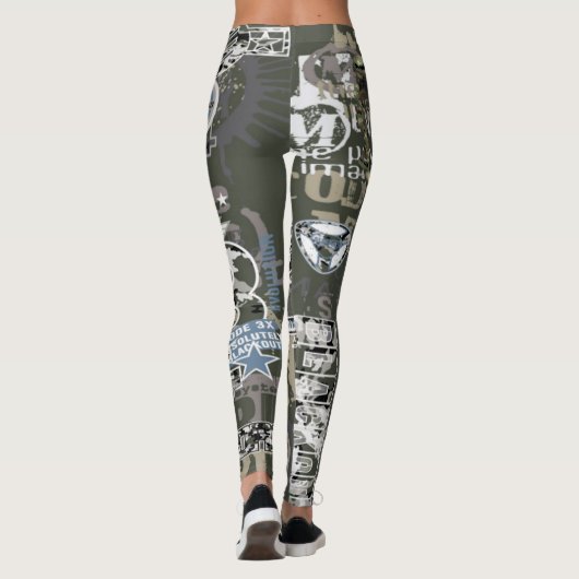 Militär Leggings (Rückseite)