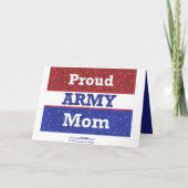 Militär - Mama der Armee - Denken Sie an Sie Karte (Rückseite)