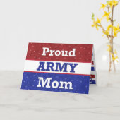 Militär - Mama der Armee - Denken Sie an Sie Karte (Gelbe Blume)