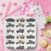 Militär-Papierteller Pappteller (Party)