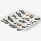 Militär-Papierteller Pappteller (Gewinkelt)