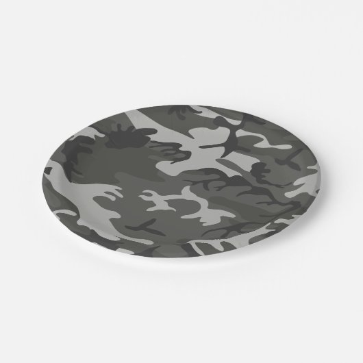 Militär Pappteller (Schrägansicht)